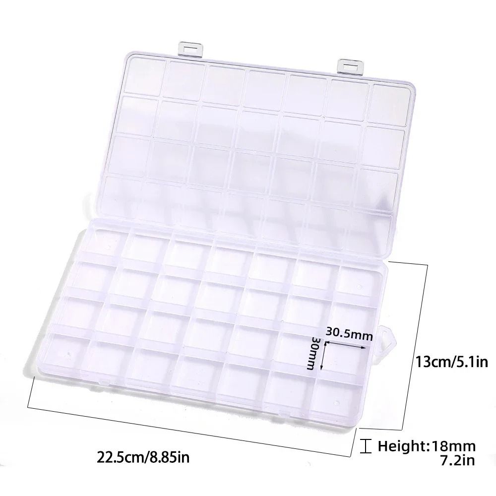 Plastic Jewelry Organizer Box With Multiple Compartments 5