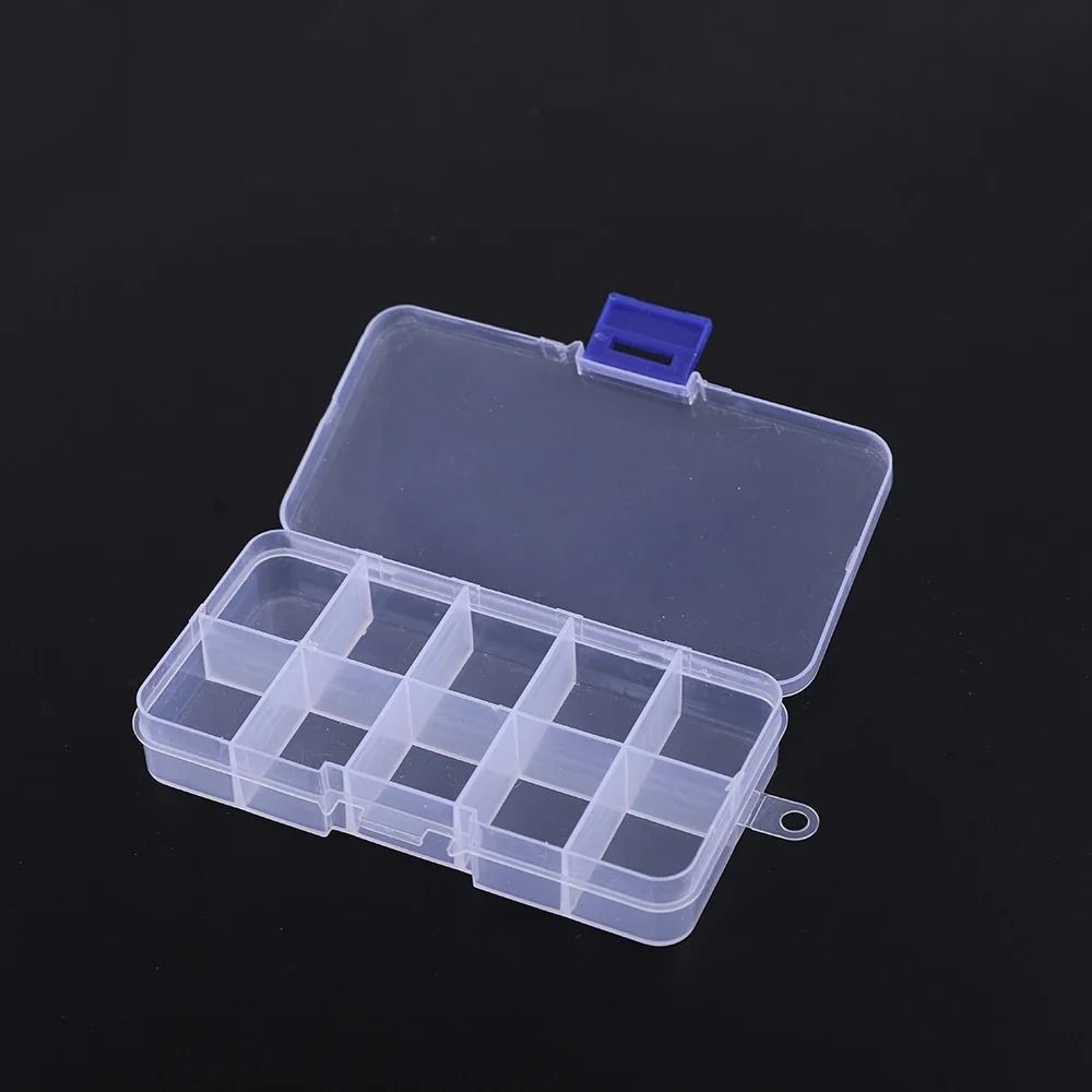 Plastic Jewelry Organizer Box With Multiple Compartments 6