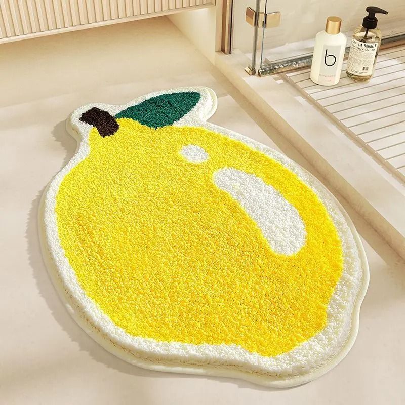 Semi Circular Decorative Floor Mat For Bathroom And Bedroom 3