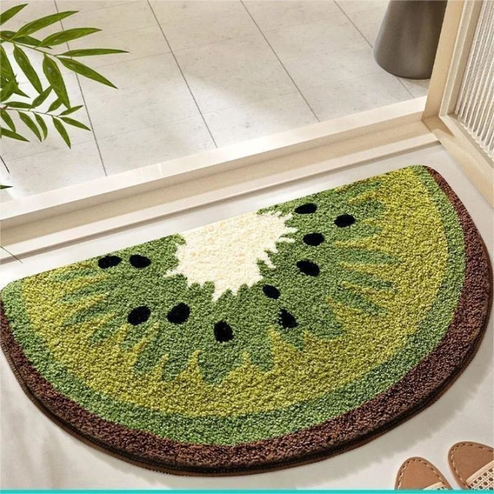 Semi Circular Decorative Floor Mat For Bathroom And Bedroom 8