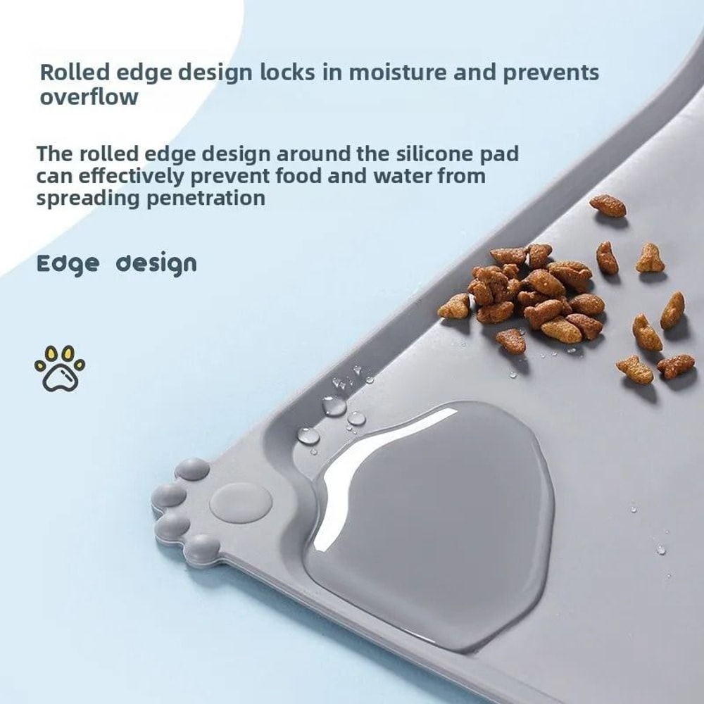 Silicone Pet Dining Mat With Anti Spill Surface 1