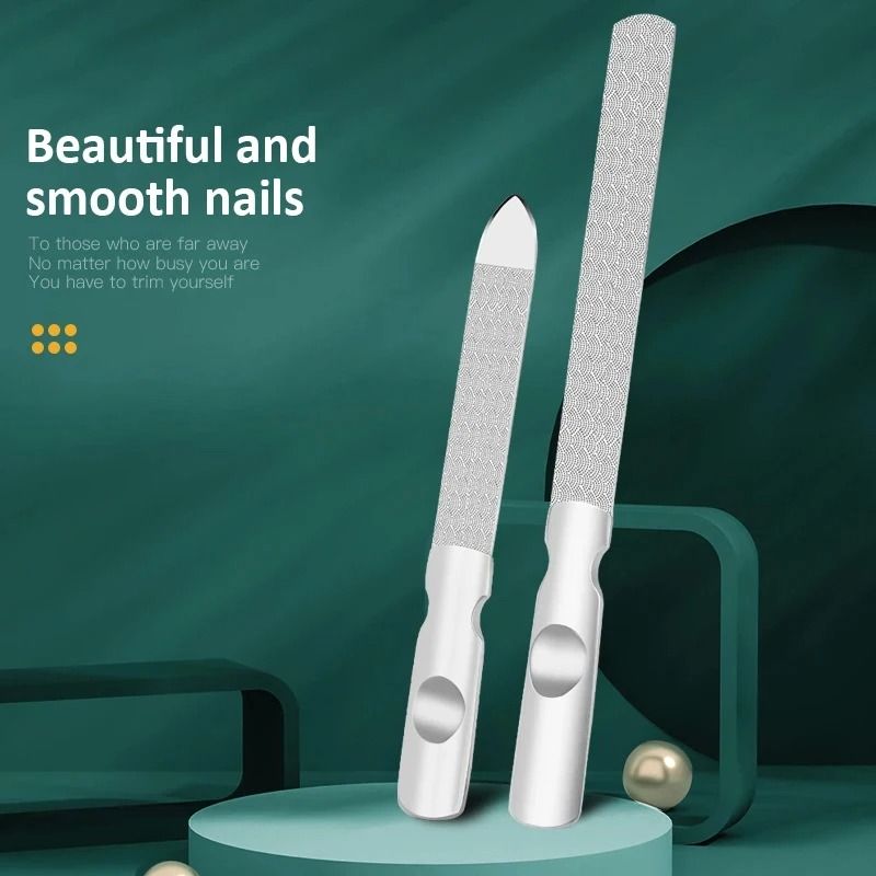 Double Sided Stainless Steel Nail File For Manicure And Pedicure 4