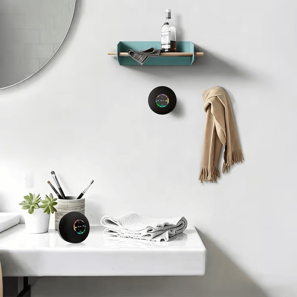 handsfree mic speaker for shower use