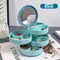 Rotating Multi Layer Jewelry Storage Box With Dust Cover 7