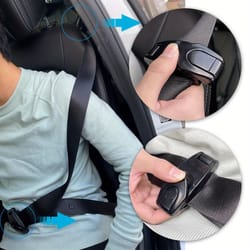 car seat belt adjuster clips for shoulder and neck comfort