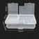 Transparent Plastic Electronic Component Storage Box With Grid Compartments 7