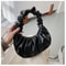 Pleated Women Shoulder Bag With Cloud Style Design 2