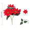 Artificial Christmas Flower Bouquet Decorative Holiday Accent 6