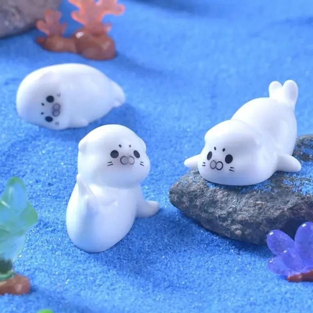 Ocean Series Mini Resin Figurines For Aquarium And Decor 1