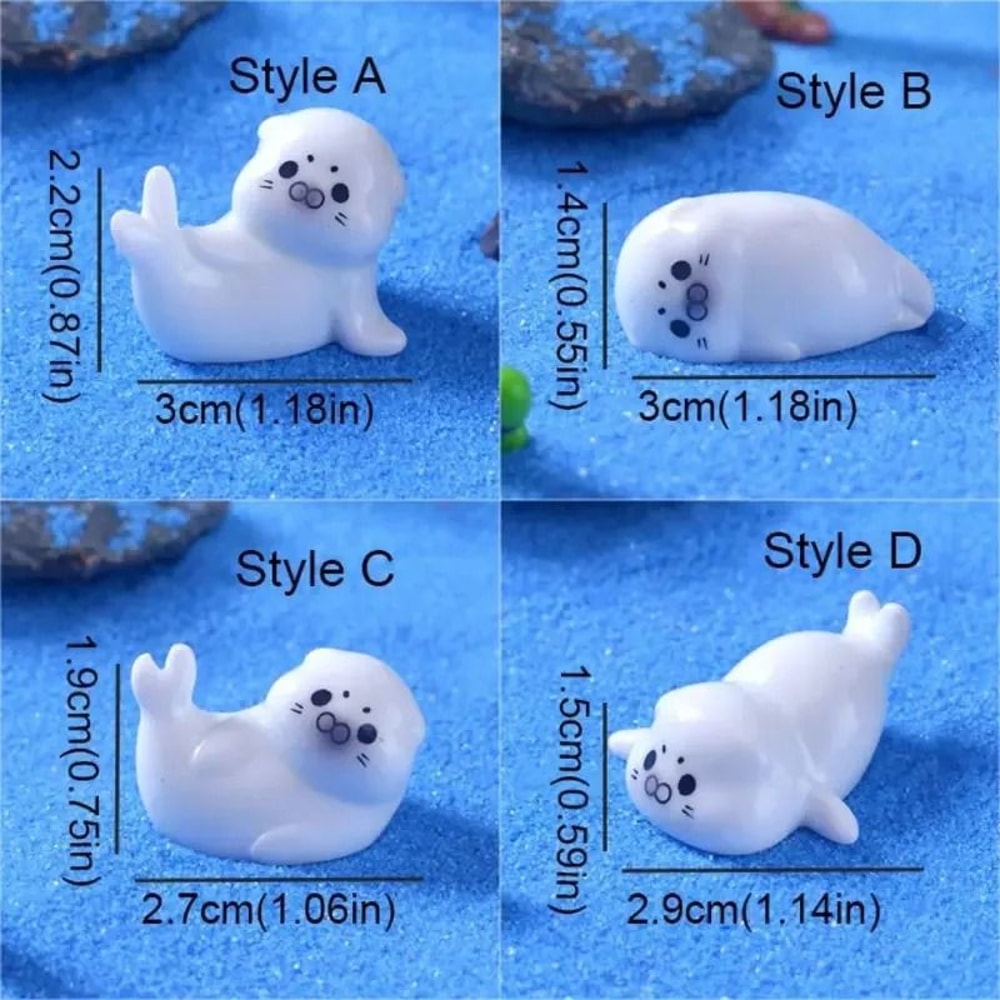 Ocean Series Mini Resin Figurines For Aquarium And Decor 2
