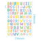 Colorful Alphabet Sticker Sheets For DIY Labeling And Decoration 4