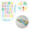 Colorful Alphabet Sticker Sheets For DIY Labeling And Decoration 5
