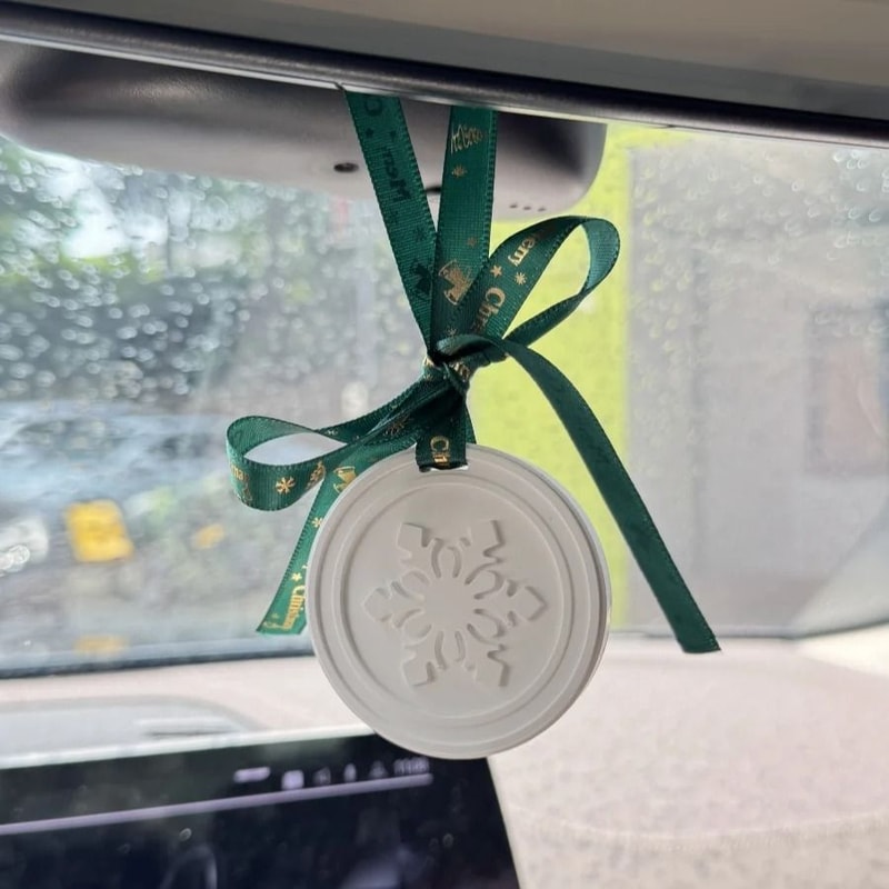 Christmas Snowflake Hanging Decoration With Aromatherapy Accent 7