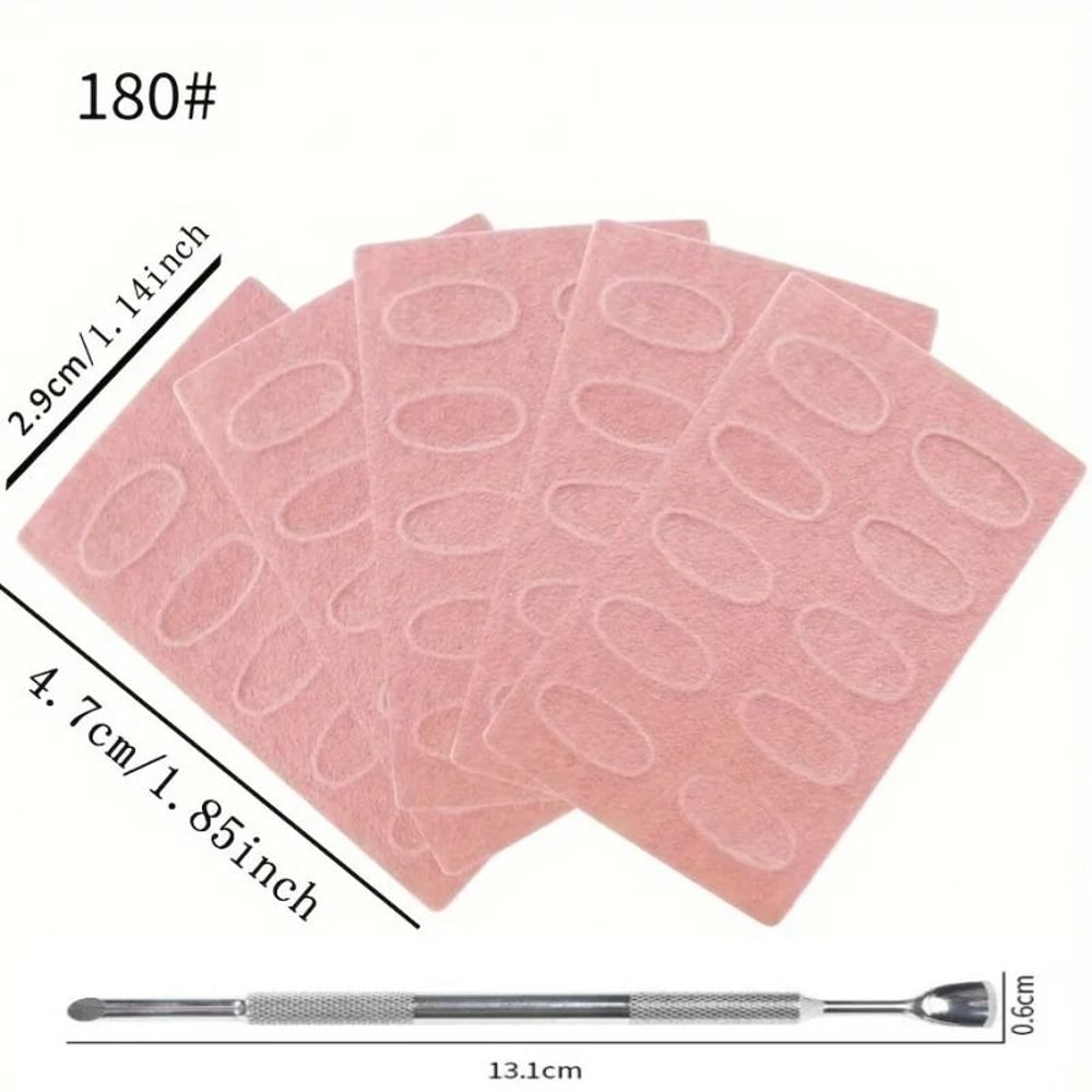 Nail Art Grinding Tool Set With Cuticle Pusher And Buffing Files 2