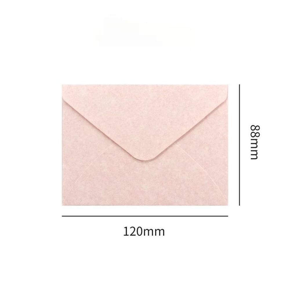 Sheepskin Textured Romantic Envelope Set For Invitations And Letters 4