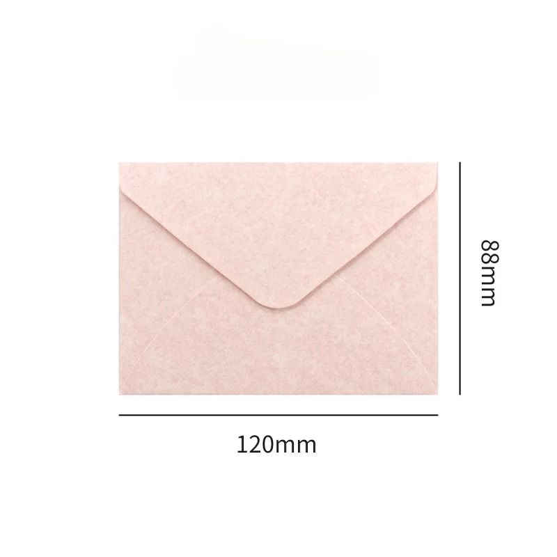 Sheepskin Textured Romantic Envelope Set For Invitations And Letters 4