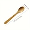 Bamboo Wooden Spoon Set For Coffee Ice Cream Jam And Tea 4