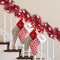 Christmas Tinsel Snowflake Garland Hanging Decoration For Home And Store 2