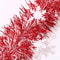 Christmas Tinsel Snowflake Garland Hanging Decoration For Home And Store 4