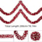 Christmas Tinsel Snowflake Garland Hanging Decoration For Home And Store 6