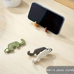 elephant shaped adjustable phone stand set with non slip base