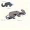 Elephant Shaped Adjustable Phone Stand Set With Non Slip Base 3