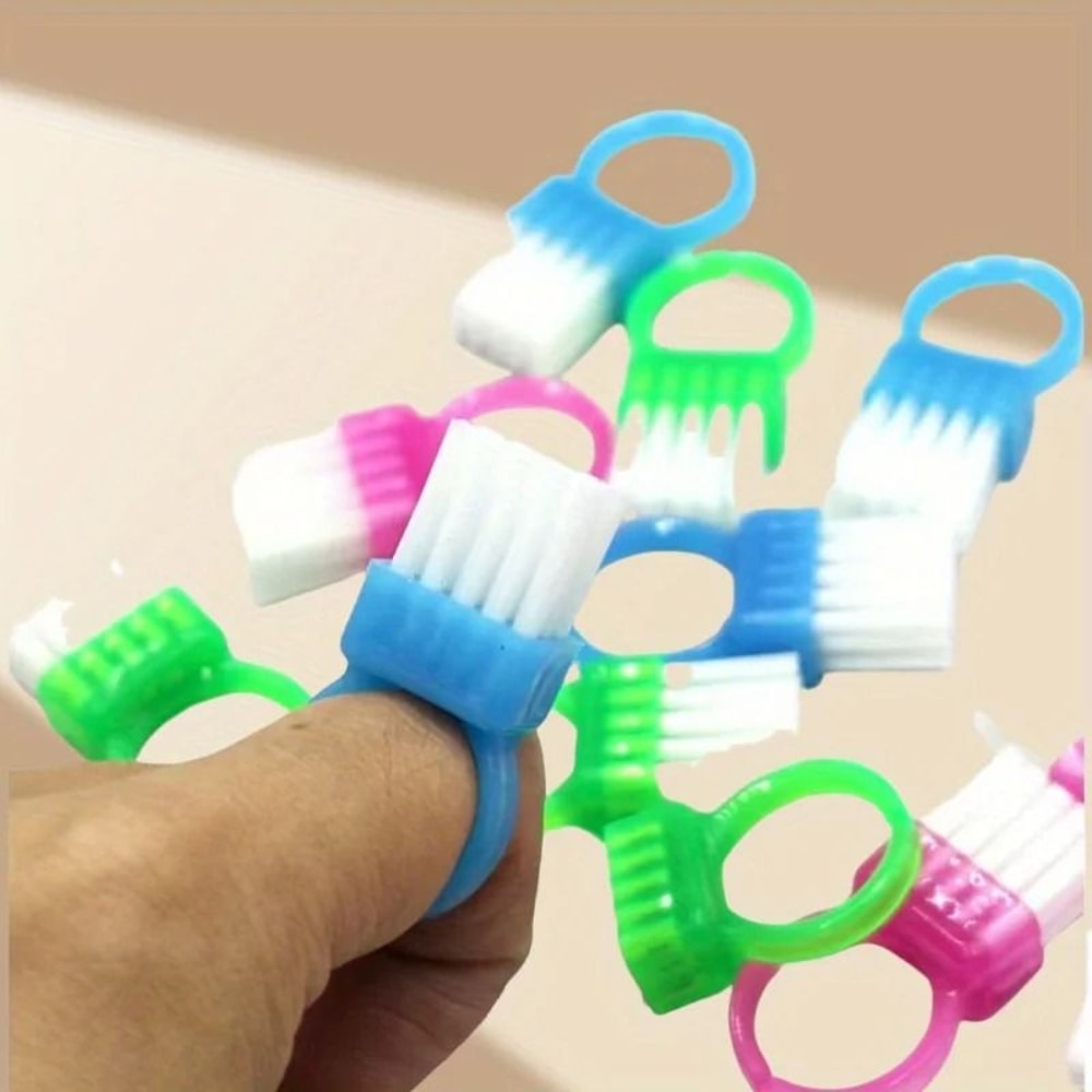 Mini Ring Brush Set For Nail And Finger Cleaning 1
