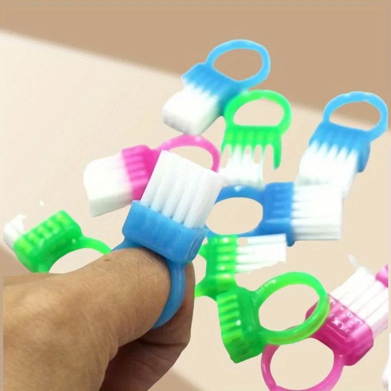 Mini Ring Brush Set For Nail And Finger Cleaning 1