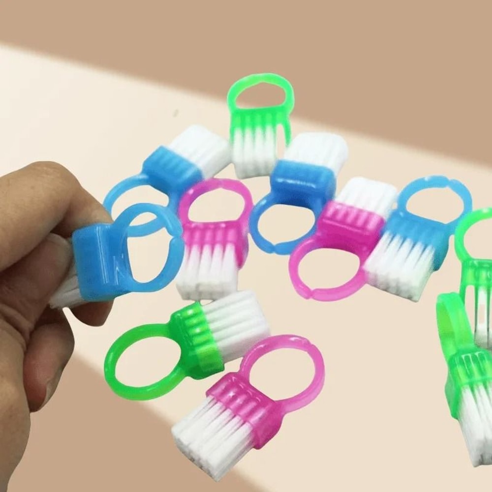 Mini Ring Brush Set For Nail And Finger Cleaning 2