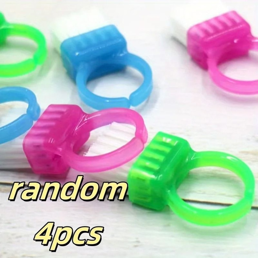 Mini Ring Brush Set For Nail And Finger Cleaning 6
