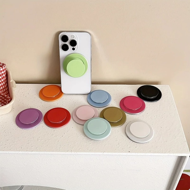 Foldable Magnetic Air Cushion Phone Stand With Colorful Design 2