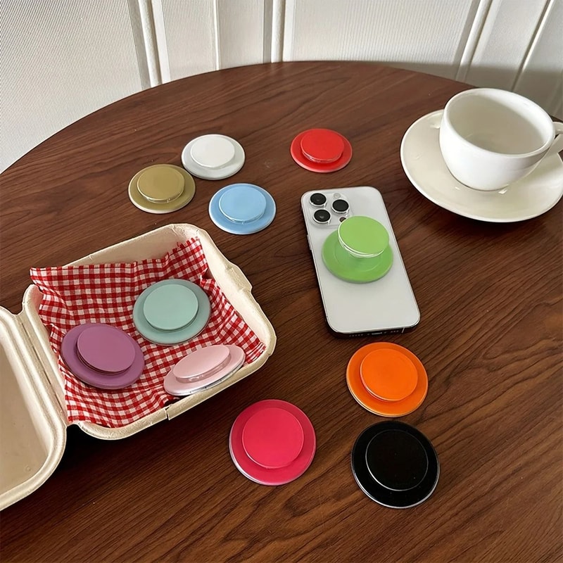 Foldable Magnetic Air Cushion Phone Stand With Colorful Design 5