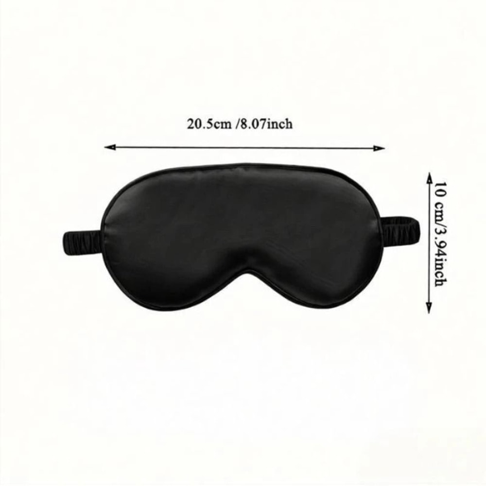 Silk Feel Sleep Set With Eye Mask Scrunchies And Cloth Bag 1