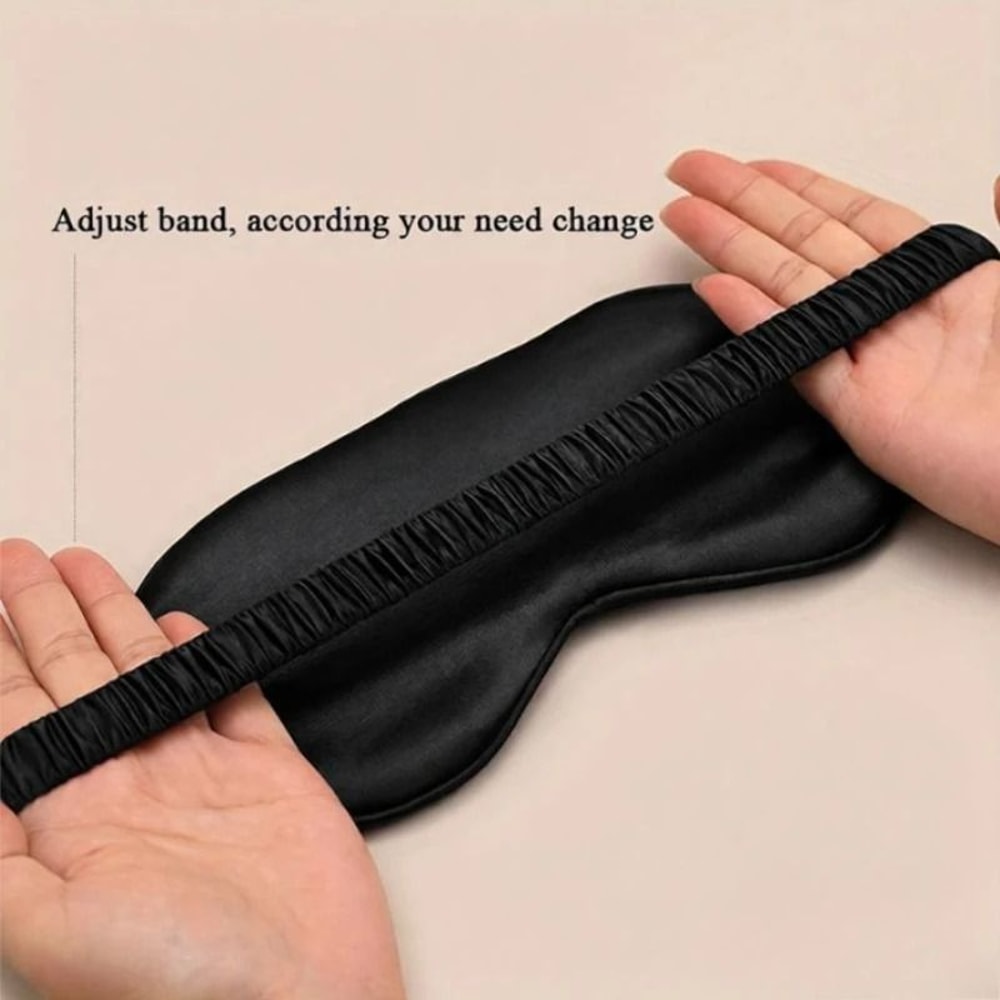 Silk Feel Sleep Set With Eye Mask Scrunchies And Cloth Bag 5