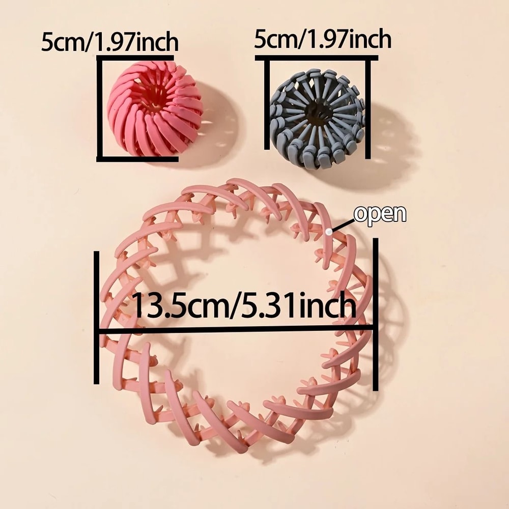 Colorful Bird Nest Hair Ties Set For Daily Hairstyles 2