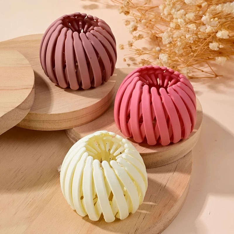 Colorful Bird Nest Hair Ties Set For Daily Hairstyles 3