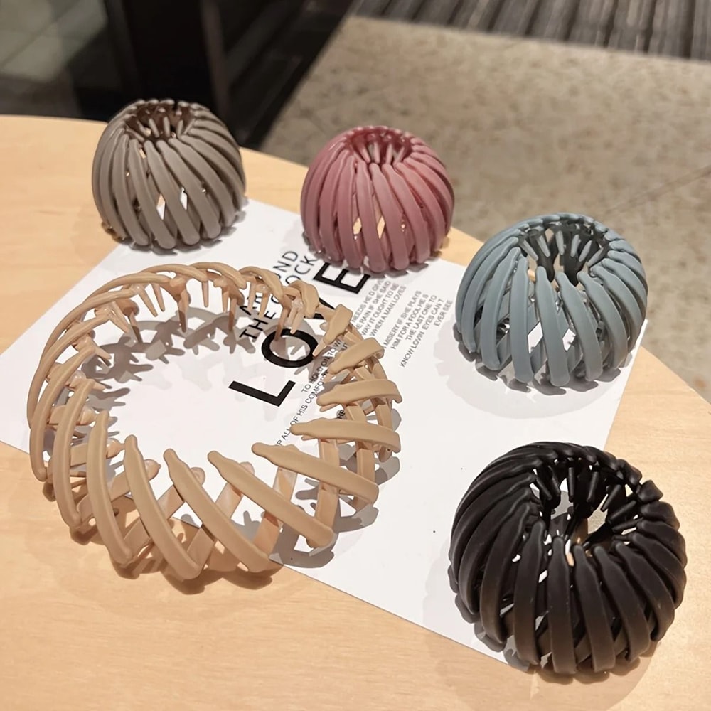 Colorful Bird Nest Hair Ties Set For Daily Hairstyles 4