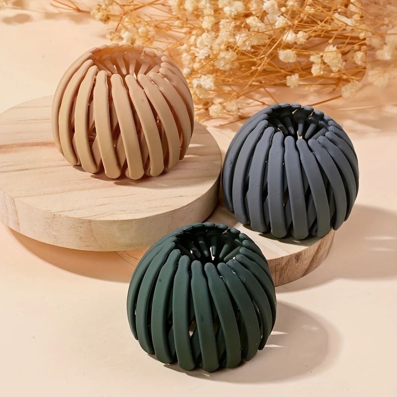 Colorful Bird Nest Hair Ties Set For Daily Hairstyles 5