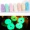 Glow In The Dark Neon Green Hair Scrunchies Set For Parties And Casual Wear 0