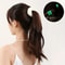 Glow In The Dark Neon Green Hair Scrunchies Set For Parties And Casual Wear 3