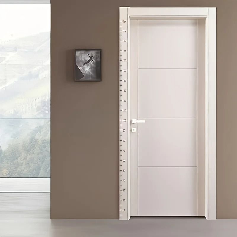 Modern Wall Height Measuring Tape With Writable Reusable Surface 1