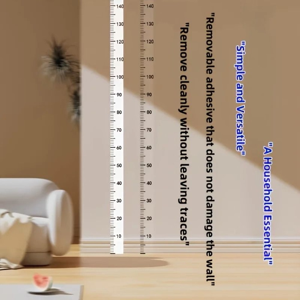 Modern Wall Height Measuring Tape With Writable Reusable Surface 3