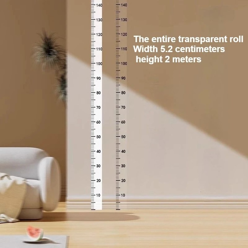 Modern Wall Height Measuring Tape With Writable Reusable Surface 6