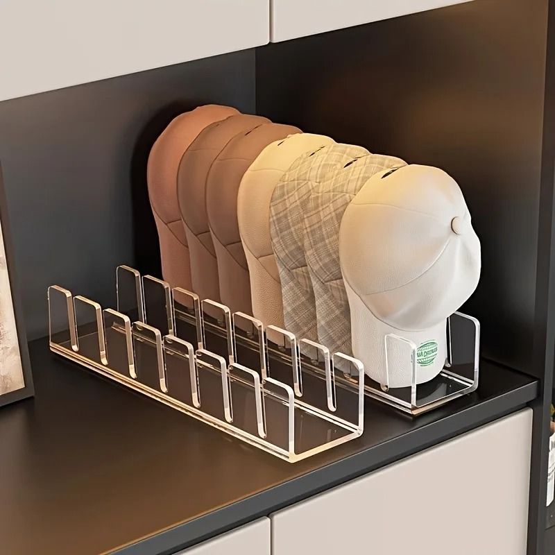 Baseball Cap Storage Rack With Wardrobe Hooks 3