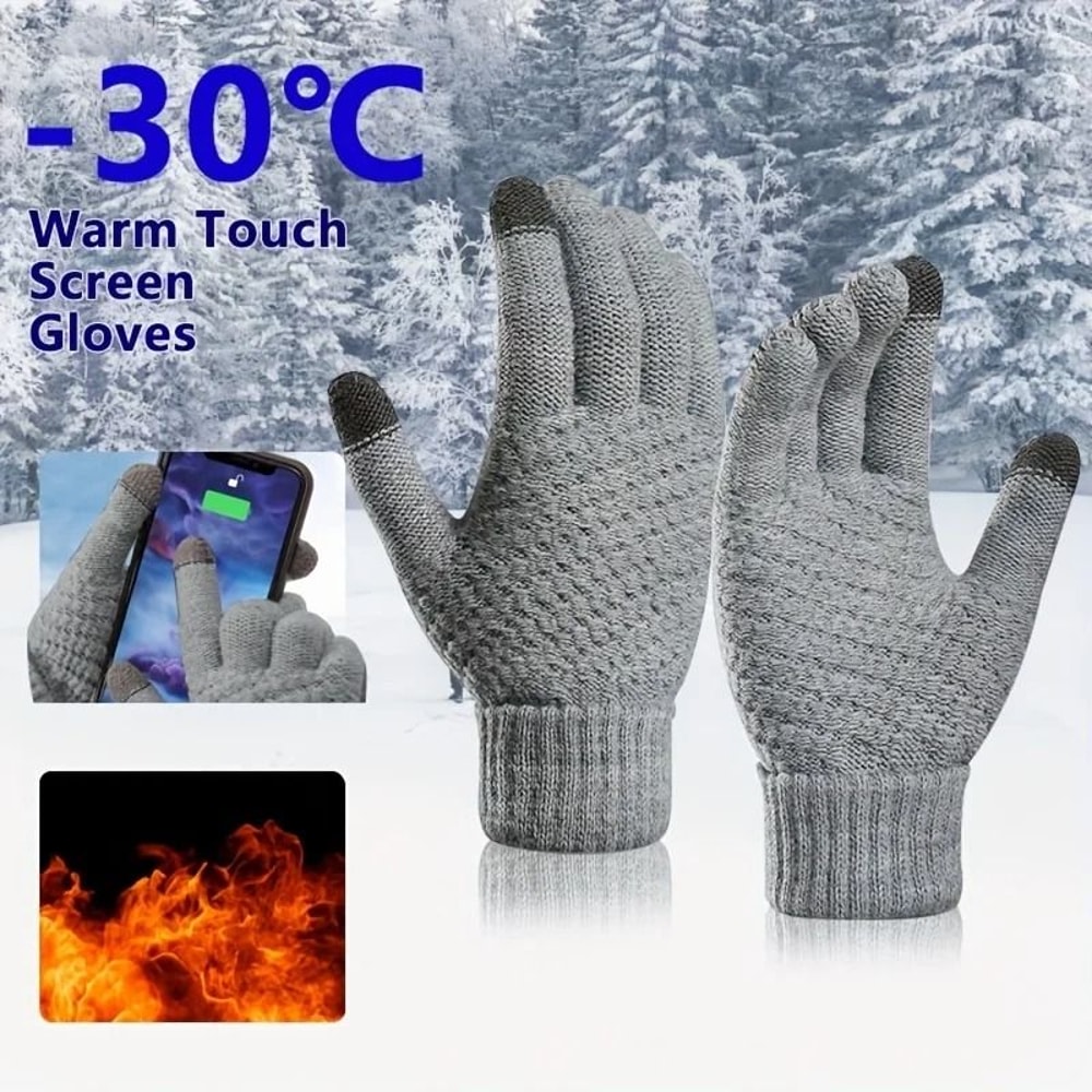 Winter Thermal Touchscreen Gloves For Men And Women 2