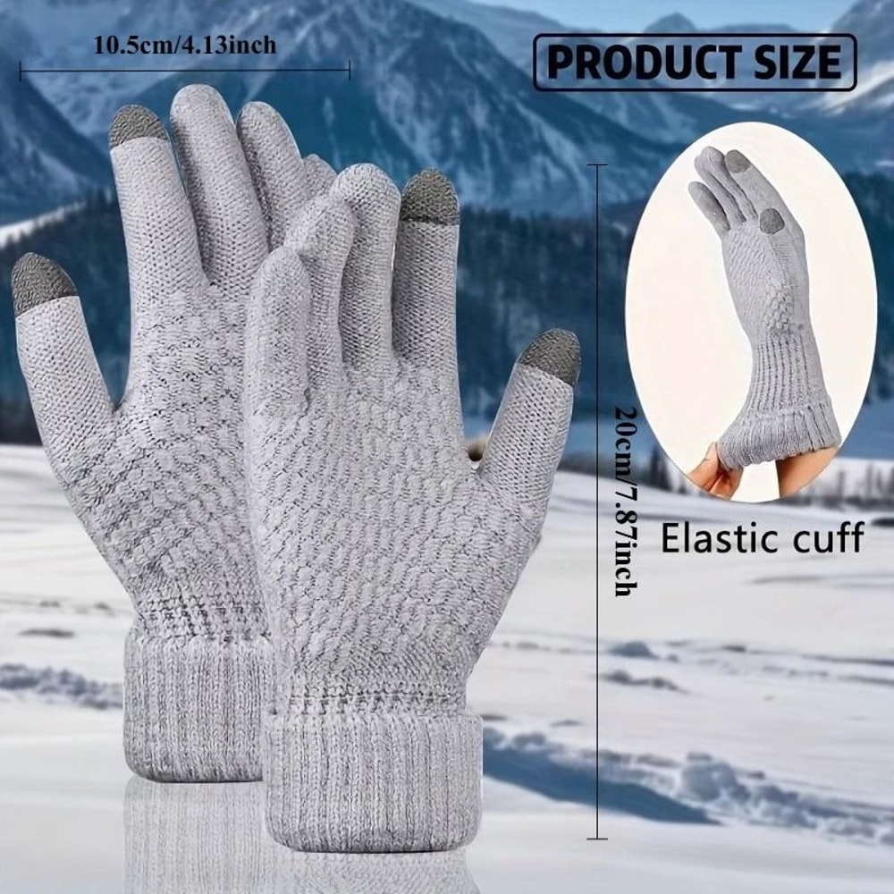Winter Thermal Touchscreen Gloves For Men And Women 3