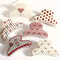 Elegant Bow And Heart Print Hair Clips For Women 0