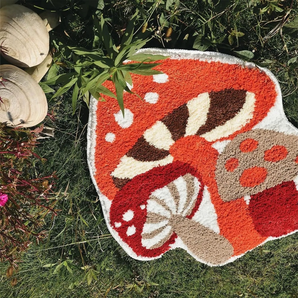 Nordic Style Mushroom Shaped Non Slip Floor Mat 4