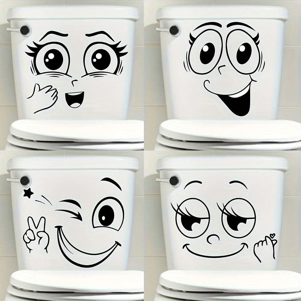 Cartoon Sticker Set Self Adhesive PVC Glossy Surface 0