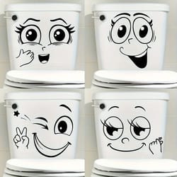 cartoon sticker set self adhesive pvc glossy surface